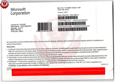 China Favorable remote login Vavid del software del DVD de Microsoft Windows 10 de lengua italiana para la vida en venta