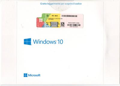 China Italian Language Windows Oem Licence Win 10 Pro , Windows 7 Pro Oem Software for sale