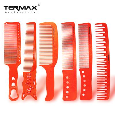 China High Quality Salon Hair Comb Pro Salon Hair Styling Anti-Static Carbon Fiber Hairdressing Comb For Haircut for sale