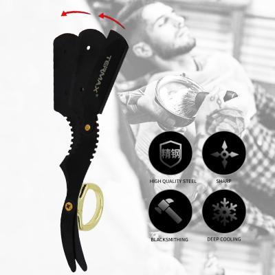 China Single Blade Single-Hole Razor Holder Barber Hair Cut Tools Shave Beard for sale