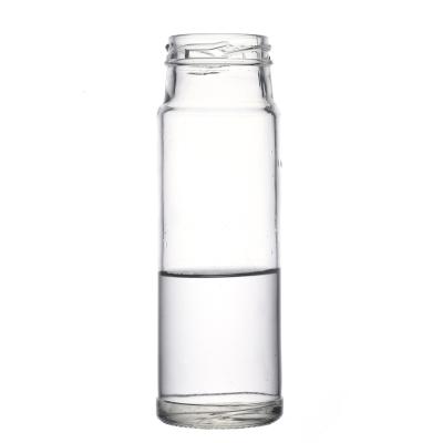 China Factory Direct Sale High Quality Clear Round Beverage Customize 230ml Glass Beverage Bottle Manufacturers for sale