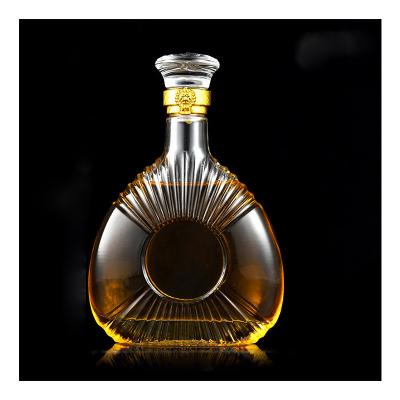 China Logo Liquor Glass Bottle Wine Vodka Glass Beverage Customized Liquor Packaging Bottle High Quality for sale