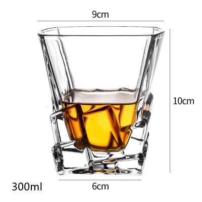 China Custom Design Wholesale Nordic Design Customized High Quality Liquor Cups Vodka Glass 300ml for sale