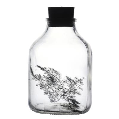 China Hot Sale 650ml Flint Clear Round Customize Tissue Tissue Culture Manufacturers KDG Culture Glass Bottle for sale