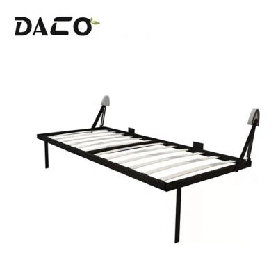 China Foldable Horizontal Sofa Bed Frame Wall Murphy Bed Mechanism With Single Size for sale