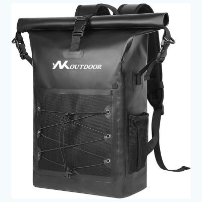 China Waterproof Outdoor Activity Durable RollTop Rucksack Laptop Backpack 15.6 Inch Men's Women's 23L Bicycle Daypack for sale