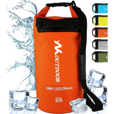 China Outdoor Activity Premium Dry Bag Waterproof Insulated Floating Cooler With Padded Shoulder Strap for sale