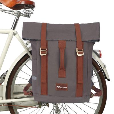 China 2022 New Design Outdoor Activity Canvas Laptop Bag Bike Messenger Pannier Backpack Shoulder Water Resistant Towel for sale