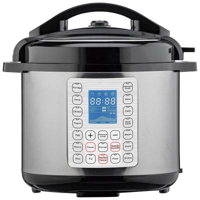 China Hotel 5L 6L 8L 10L 12L Large Capacity Multi Cooker Stainless Steel Electric Pressure Cooker For Household for sale