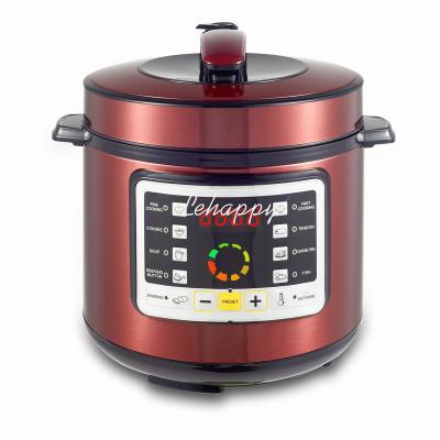 China 5L New Outdoor Electric LED Display Touch Sensor Control Rice Cooker Pressure Cooker With CE Certificate for sale