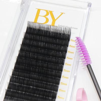 China Mink Korean Silk Professional Wholesale Brand Supplies Different Clean Natural Soft OEM Eyelash Extension Luxury Black Premium Natural Lashes for sale