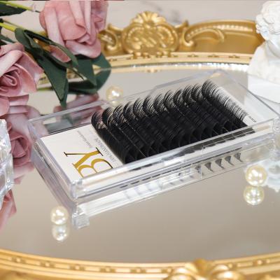 China Ballylashes Natural Soft Eyelash Matte Supplier Very Dark Private Label Supplies Classic Lash Extension OEM Wholesale for sale