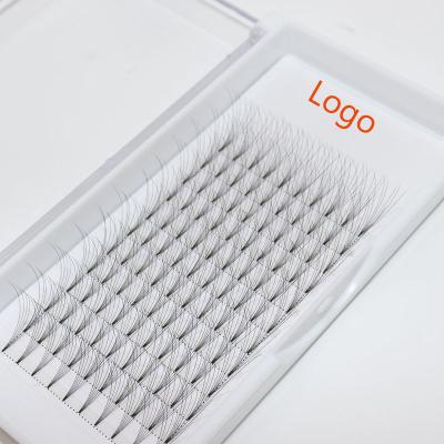 China Long Natural Pre Fanned Eyelash Extensions Korean PBT Pre Made Volume Lashes 3d 4d 5d 6d Premade Volume Fans for sale