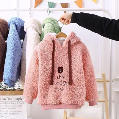 China 100% Warm Plush Pullover Hooded Sweatshirts Wear Anti-pilling Cotton Baby Sweater Kids Hoodies Sweatshirts For Kids Baby Sweatshirts For Babies for sale