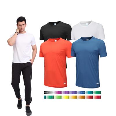 China Anti-Wrinkle High Quality Cotton Round Neck Slim Fit 100% White Fitted T Shirts For Men's Latest Stylish Designer for sale