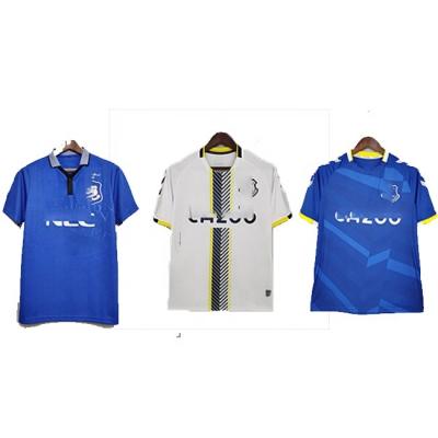 China Shirts & Senior 21/22 Everton Retro Home Camisas Tailandesas Thailand Jersey Soccer Women Soccer Jersey for sale