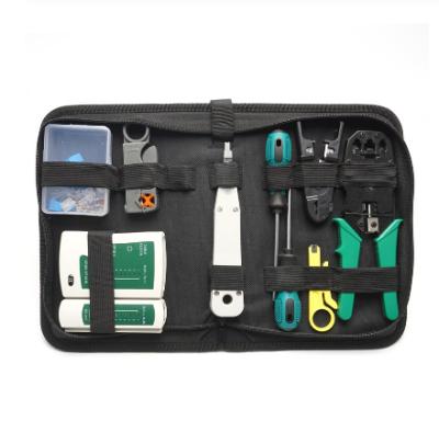 China Install Professional Telecom Installation Electronics Technician Networking Toolkit LAN Network rj45 Electrical Tool Kit for sale