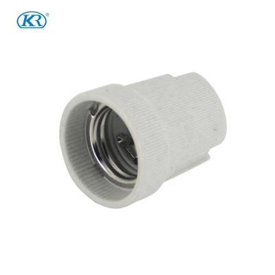 China E27 Edison Screw Ceramic Kr E27 Lamp Holder Manufacture K327A T230 Socket For Light SAA OEM Pendant VED CQC for sale