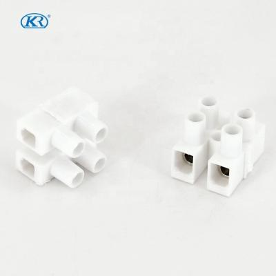 China For Led Plastic Terminal Blocks With Post Screw For Led Bulb 450V 24A T110 Two Way Best Price RWSL266 for sale