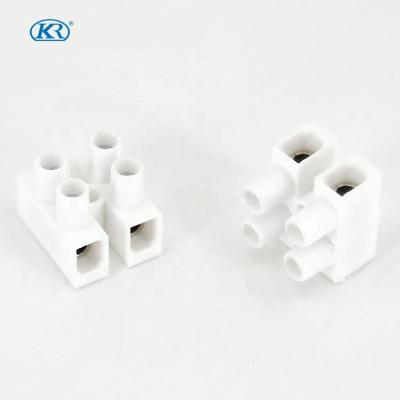 China For Led Two Way Plastic Terminal Blocks With 2 Post Screw For Led 450V 24A T110 Best Price Big Quality RWSL266 for sale