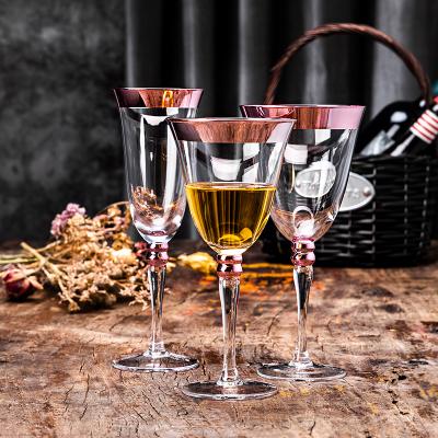 China Gbolet Factory Price Decorative Fancy Crystal Wine Glass Cup for Drinkware for sale