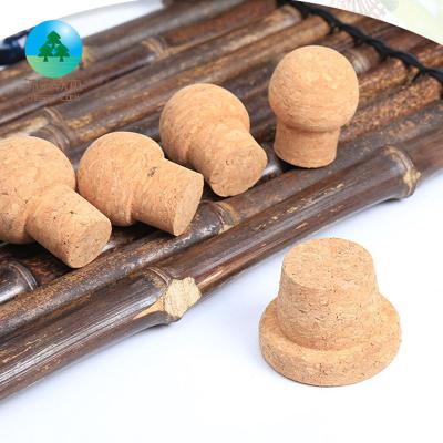 China Eco-friendly Non Spill Factory Supplier Wine Bottle Glass Bottle Wooden Cork for sale