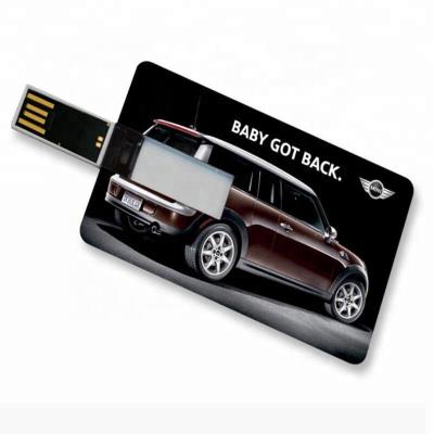 China New Promotional Creative Card plastic Custom Logo usb flash drive usb 2.0 memory credit card for sale