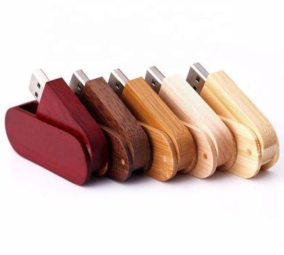 China Hot Sale Wooden Bamboo Wooden Flash Drive 4GB, 8GB, 16GB, 32GB Pendrive Stick Swivel Usb 2.0 Usb Disk With Logo Engraved for sale