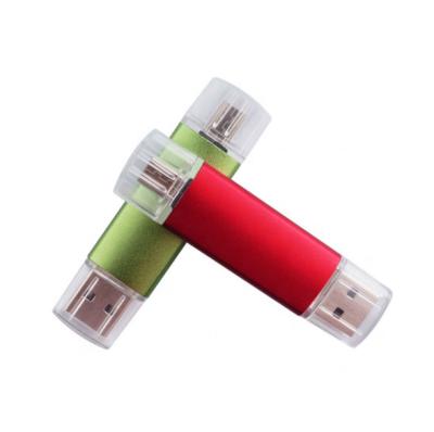 China Plastic USB Flash Drive 2 in 1 Type C OTG USB Memory Stick for Computers Phones Tablets for sale