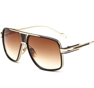 China Fashion QUEENA Sunglasses Metal Frame Mirror Trendy Sun Glasses For Female UV400 Shades Plain Sunglasses for sale