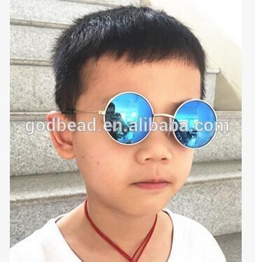 China Fashion Sunglasses Vintage Round Sunglasses Children Shape Metal Gradient Retro Kids Anti-UV Sun Glasses For Girls Boys Infant Baby UV400 Eyewear for sale