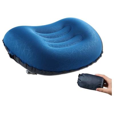 China TPU Coating For Wholesale Inflatable Pillow Camping Inflatable Pillow, Ultralight Travel Camping Pillow Inflating Pillows For Neck And Lumbar Support for sale