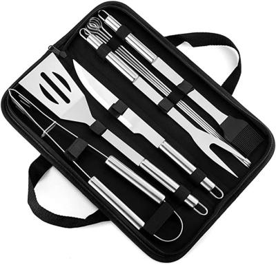 China Easily Cleaned Stainless Steel BBQ Tool Kit BBQ Grilling Outdoor Cooking Utensil Camping Tool for sale