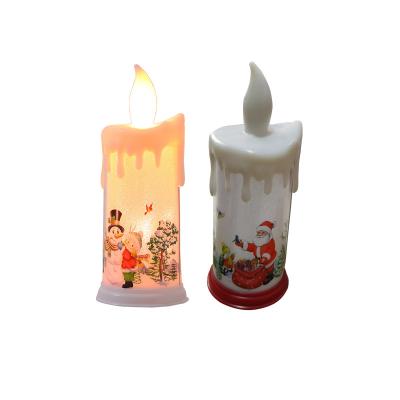 China Birthday Christmas Decoration Candle Lamp 3D Simulation Flame Decoration Ornaments for sale