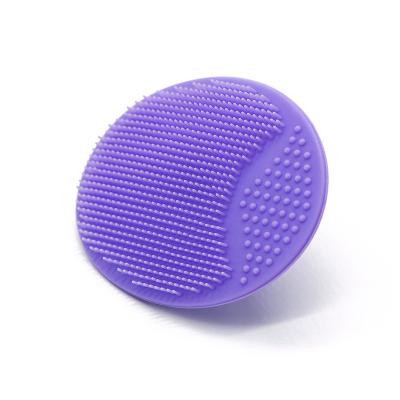 China Silicone Face Scrubber Shower Ball Sponge Blister Facial Cleaning Brushes for sale