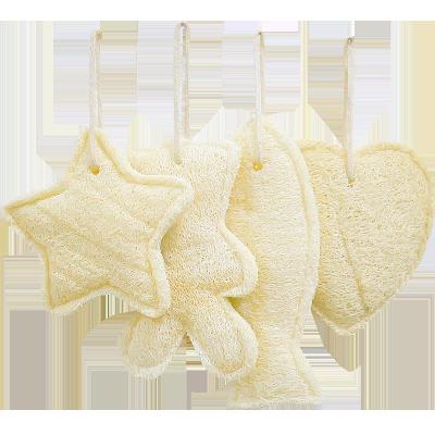 China EXFOLIATE Kids Loofah Animal Shaped Fish/Bear/Star/Heart Shaped Loofah Bath Scrubber for sale