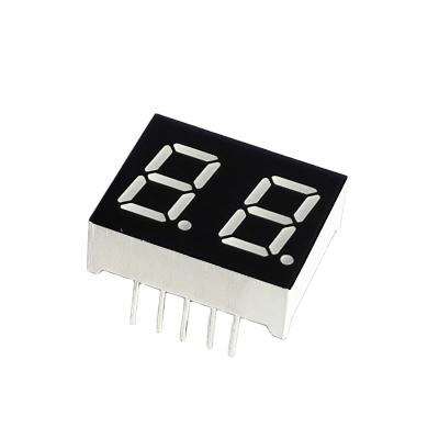 China Indoor LED Display 7 Segment Blue Digit 2 0.4 Inch Common Cathode for sale