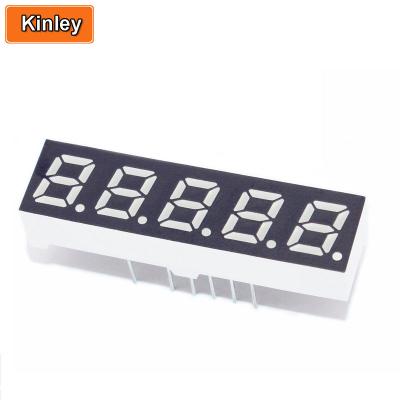 China Digital Display 7 Segment Led Display 5 Digit Blue 0.28 Inch With Competitive Price for sale