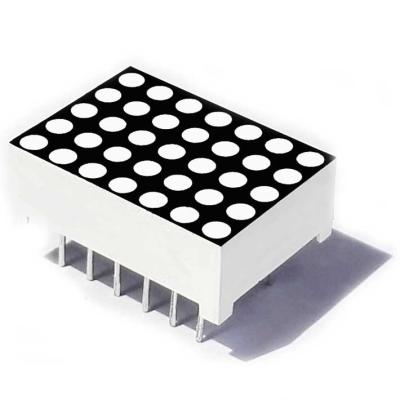 China Display 5x7 Dot Matrix Led Display Color 3mm Pitch Dot Matrix Monochrome Display for sale