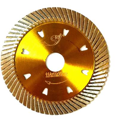 China Hot Long Life Pressed 4.5 Inch Turbo General Purpose Fine Diamond Saw Blade for sale