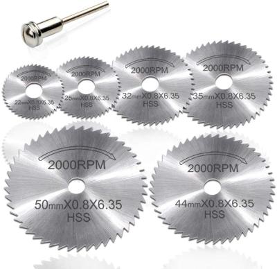 China Wood Plastic Metal Cutting Cutting Rotary Blades Mini Circular Saw Blades Disc Drill Bit Discs Tool Accessories For Metal Wood Plastic Cutting for sale