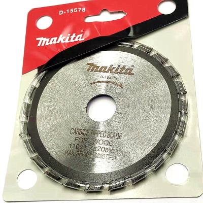 China . High Speed ​​Smooth Edge 110mm Straight Carbide Slant Blade Markita Style Teeth Saw Blade For Wood Cutting for sale