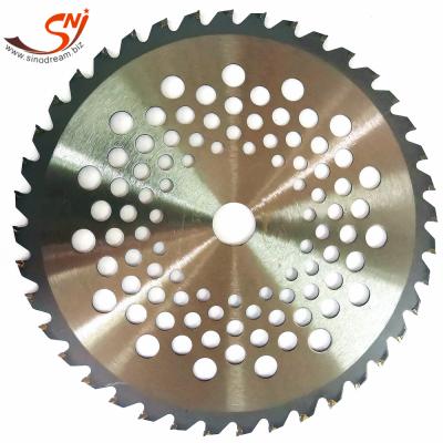 China Circular Steel Law Mower Grass Trimmer Circular Steel Cutting Saw Blade for sale