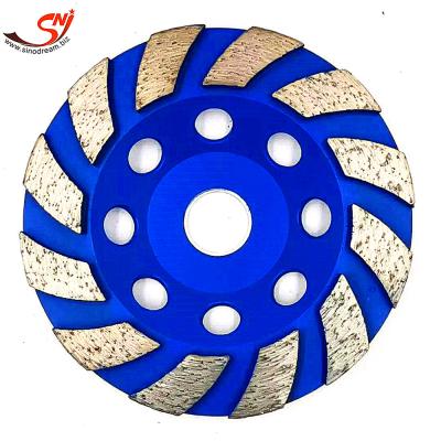 China 4 Inch Cold Press Circular Grinding High Effciency Carving Sinter Diamond Grinding Wheels For Granite for sale