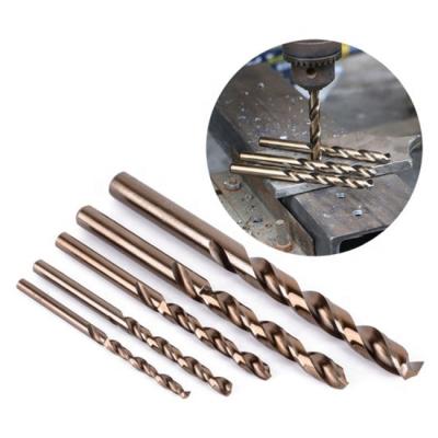 China Hot Selling Classic 118 Or 135 High Speed ​​Metal Steel Drilling HSS Straight Shank Twist Drill Bit For Metal Steel for sale