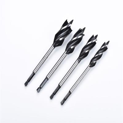 Chine Steel 19.5 21 24 Fast Shank Four Shank Boring Blade Slot Boring Millimeter Carbon Steel Auger Wood Drill Bits à vendre