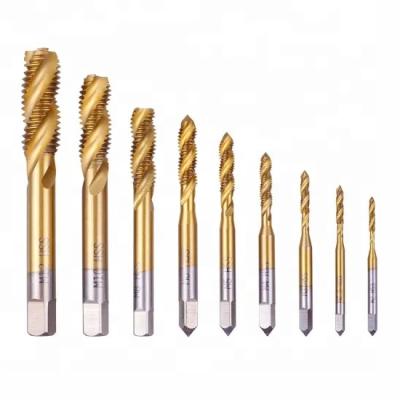 Chine Screw Thread Tap M6 Rainbow Surface Thread Tapping Drill Bit HSS Spiral Spline Tap For Metal Thread à vendre