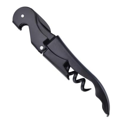 China Viable Wine Corkscrews Wine Accessories Hot Selling Wine Corkscrew Black Color Wine Opener Corkscrew With Promotion for sale