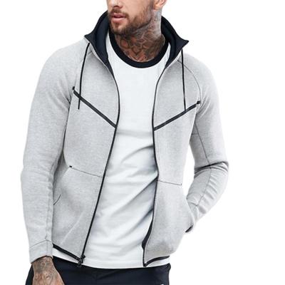 China Wholesale Hoodie Logo Men Tech Fleece Custom Hoodie 2021Custom Anti-wrinkle Zipper Printing New Design 100 High Quality Wholesale for sale