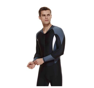 China Breathable Professional One Piece Swimsuit Male Full-Body Mens Surfing Swimsuit Long Sleeve for sale